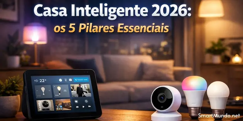 Dispositivos de casa inteligente 2026 essenciais para uma residência moderna e conectada Dispositivos de casa inteligente essenciais para 2026 em uma residência moderna e conectada