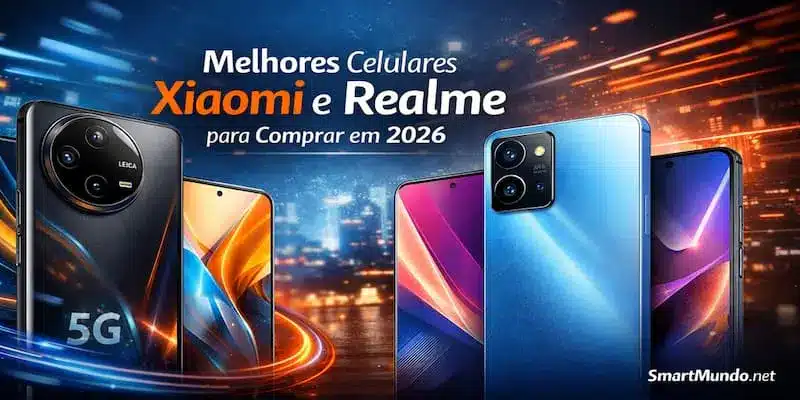 Ranking dos melhores celulares Xiaomi e Realme para comprar em 2026