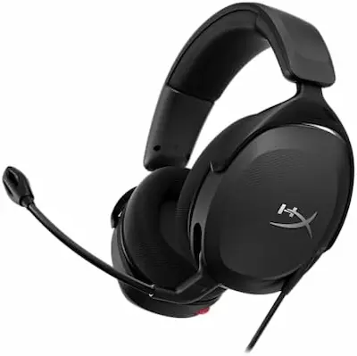 Headset Gamer HyperX Cloud Stinger 2 Core - Vista lateral do fone preto