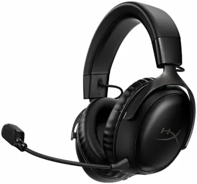 Headset Gamer Sem Fio HyperX Cloud III Wireless com bateria de 120h