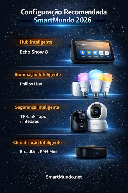 Infográfico Casa Inteligente 2026